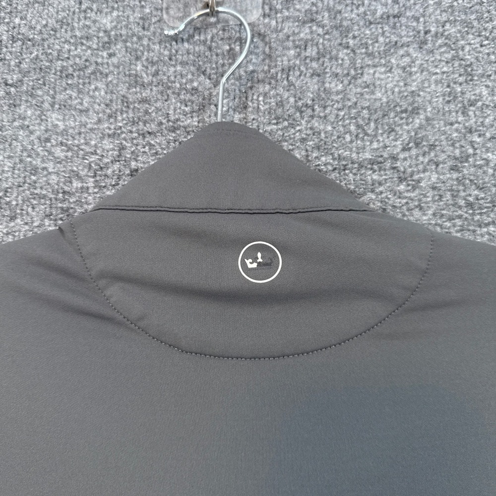 Peter Millar Pullover Sweatshirt Mens Large Gray 1/4 Zip Performance Shirt - Picture 8 of 9